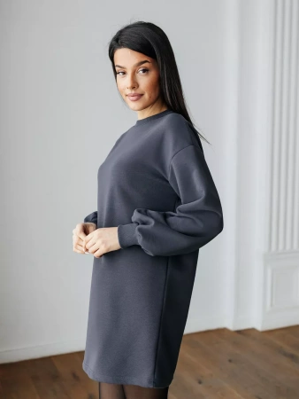 Платье женское оверсайз с длинным рукавом туника ТФ543