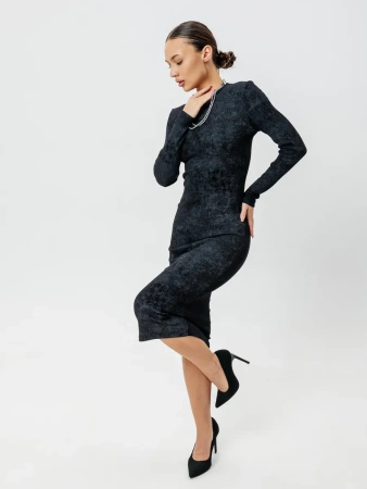 Платье праздничное вечернее лапша трикотажное ПЛК648