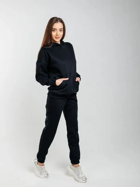 Костюм спортивный женски с начесом оверсайз домашняя одежда