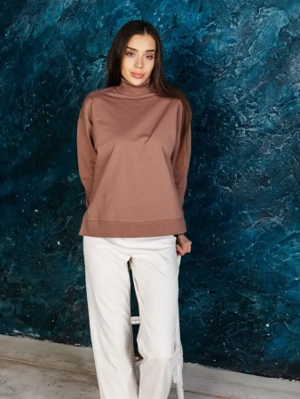 Свитер женский кофта оверсайз больших размеров