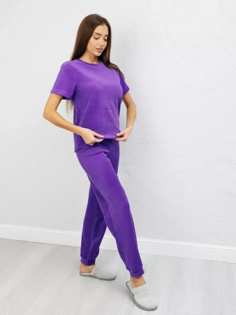 Теплая пижама женская комплект велюр