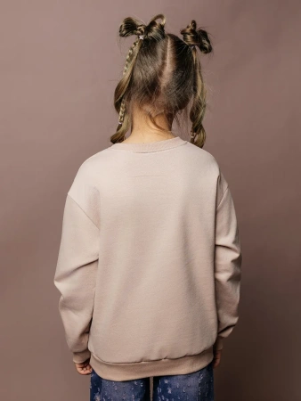 Свитшот детский базовый оверсайз теплый