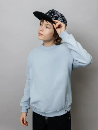 Свитшот школьный оверсайз базовый детский