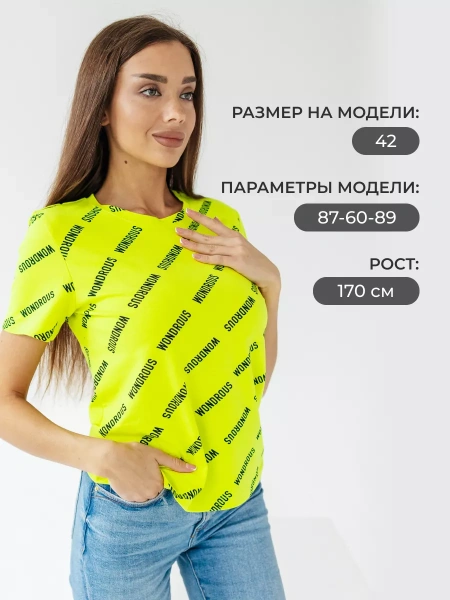 Футболка с принтом больших размеров новогодняя ФК561