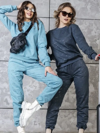 Костюм спортивный женски оверсайз домашняя одежда