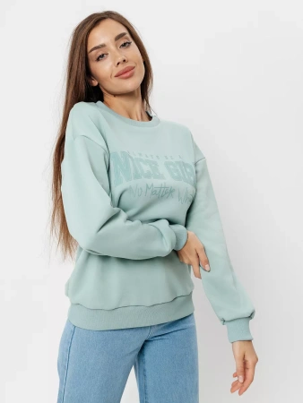 Свитшот женский толстовка больших размеров кофта ДФ579