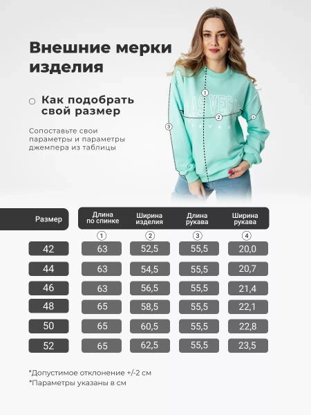 Свитшот женский толстовка больших размеров кофта ДФ579