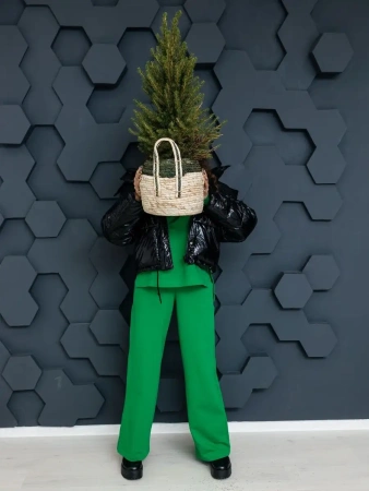 Спортивный костюм женский брючный больших размеров КФ524