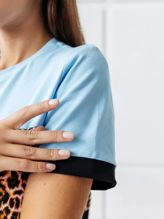 Футболка хлопок с принтом новогодняя больших размеров