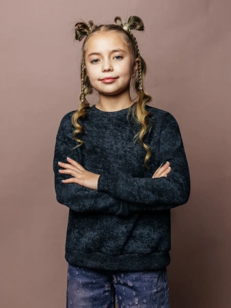 Свитшот для девочки кофта модная с принтом