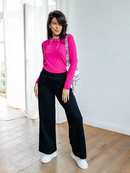 Брюки палаццо широкие классические БФ536