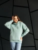 Однотонное худи с начесом
