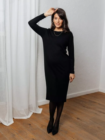 Платье трикотажное женское миди праздничное ПЛМ582