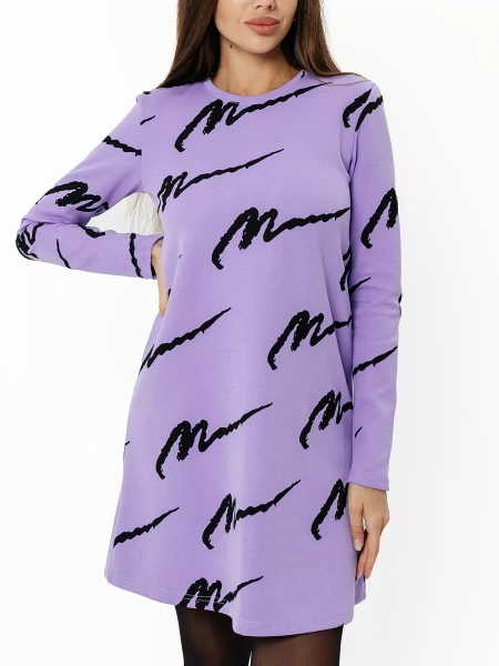 Платье женское трикотажное трапеция повседневное ПЛИ577